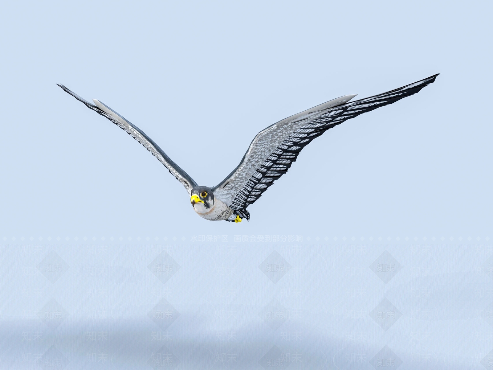 现代老鹰3D模型下载【ID:1110850060】