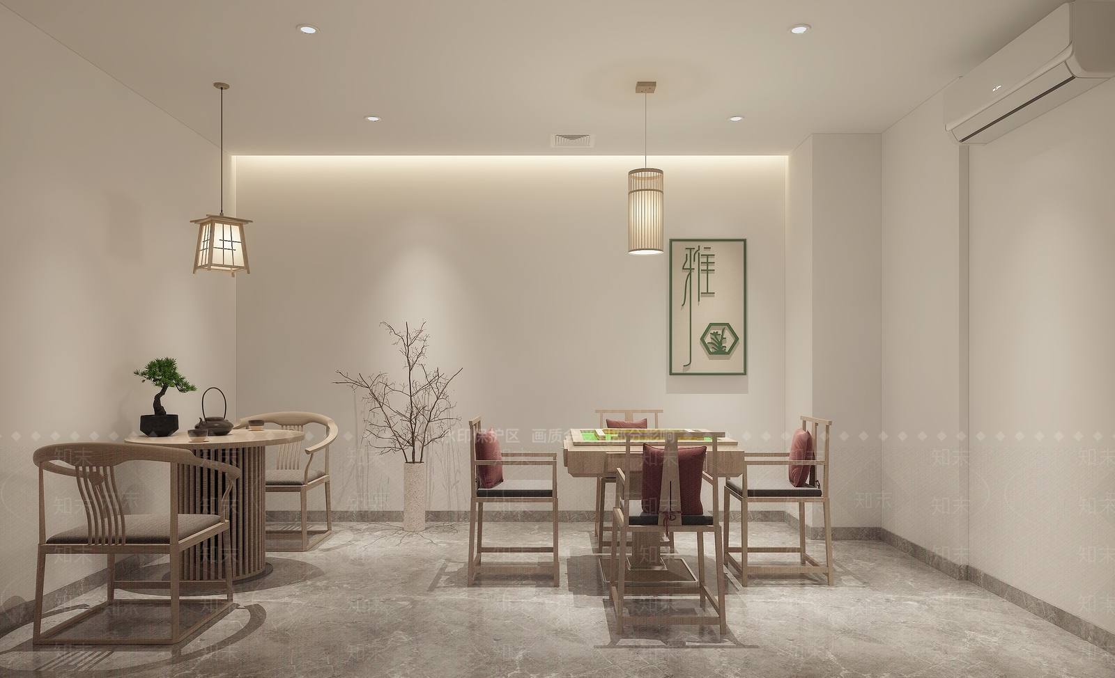 新中式茶庄3D模型下载【ID:1110854882】