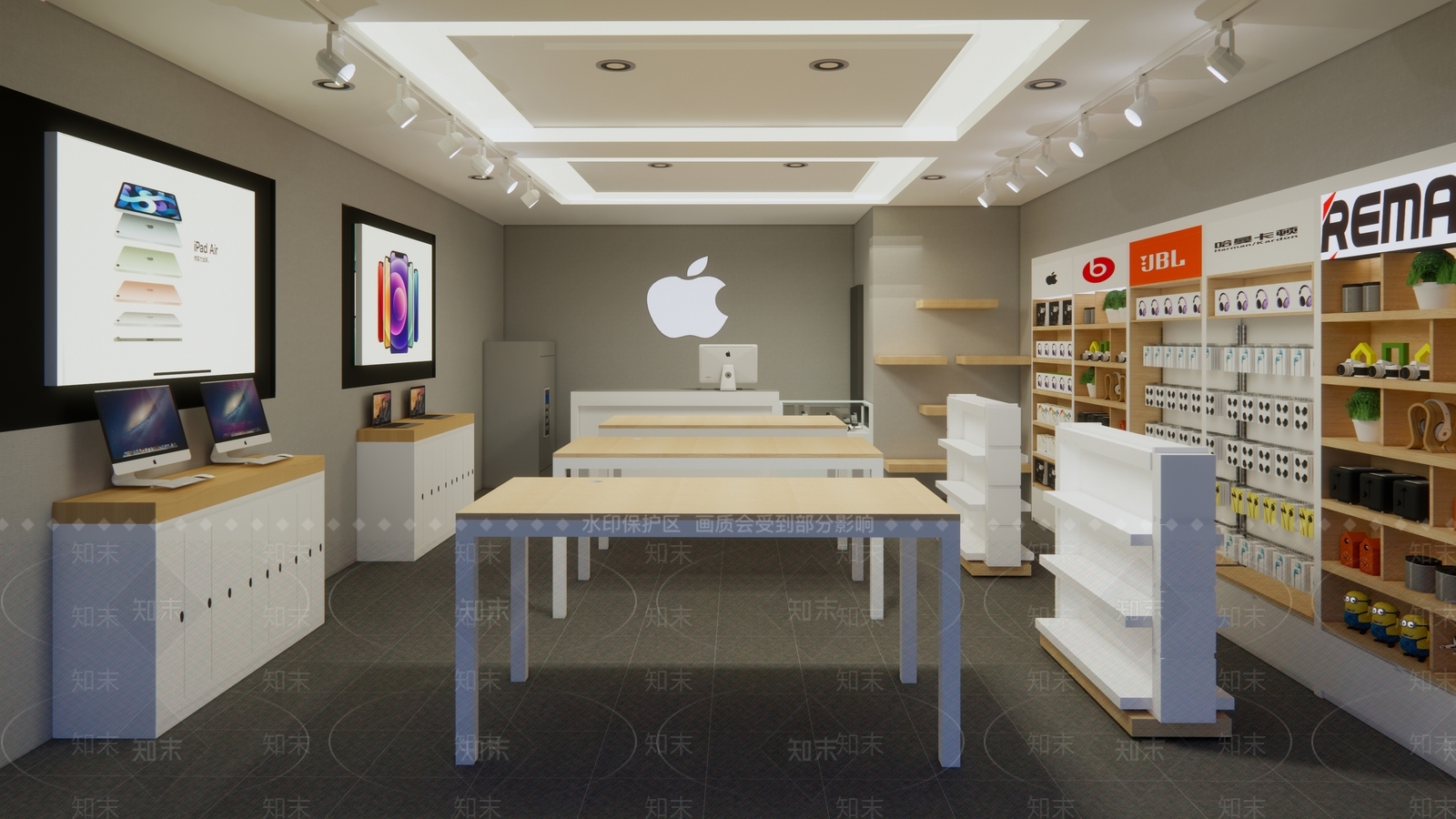 现代数码店SU模型下载【ID:1110863269】