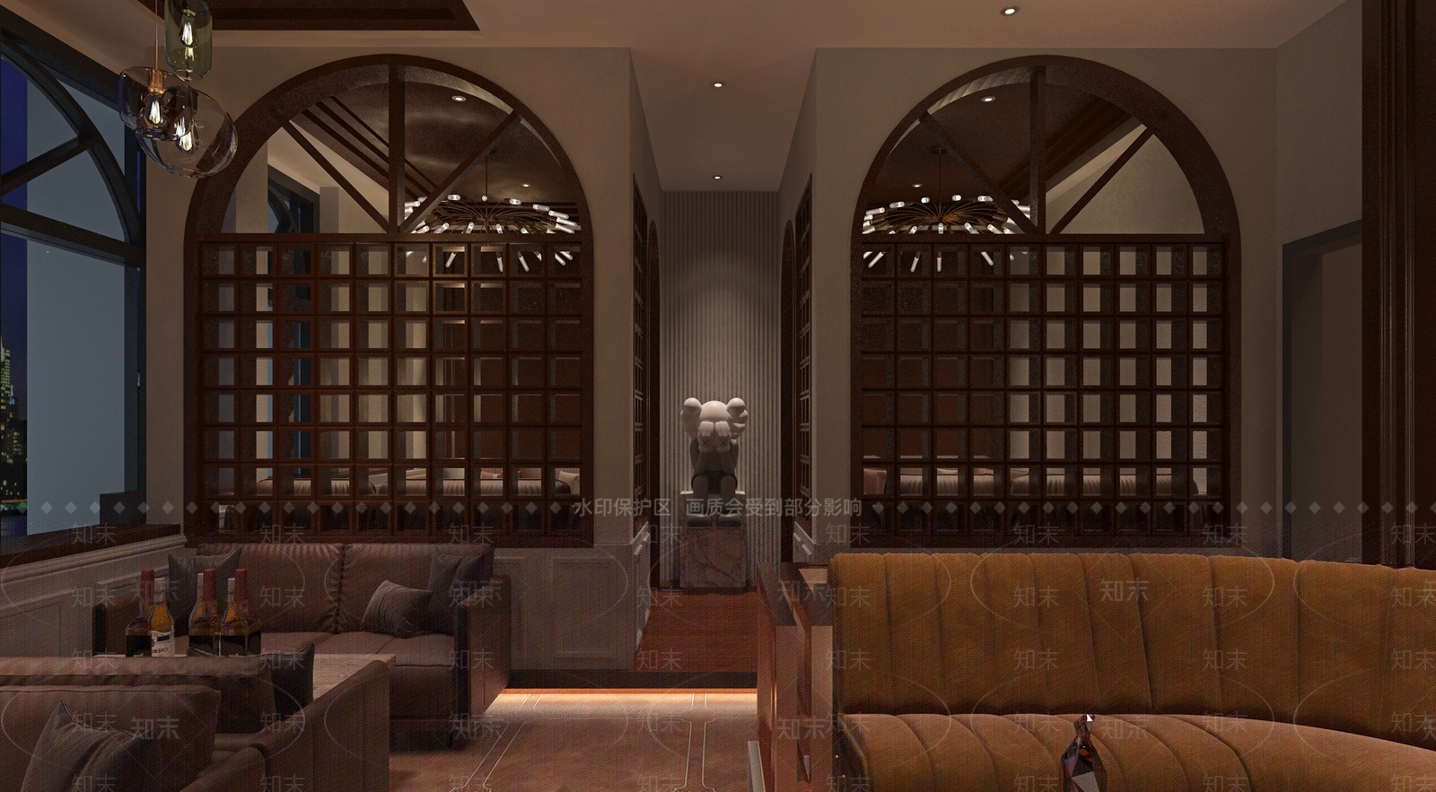 美式酒吧3D模型下载【ID:1110871964】