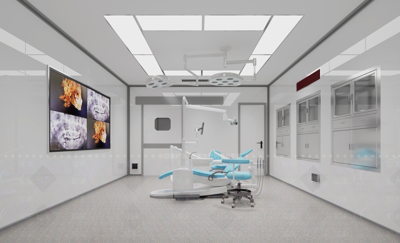 现代医院手术室3D模型下载【ID:1110900429】