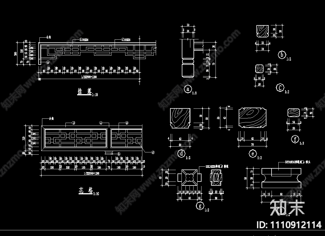 古建四角亭cad施工图下载【ID:1110912114】