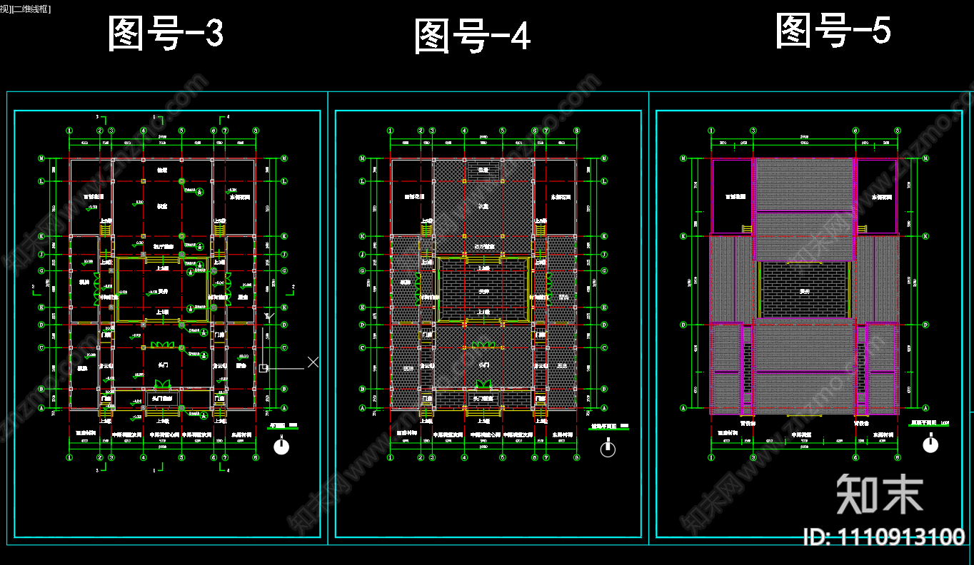 岭南祠堂施工图下载【ID:1110913100】