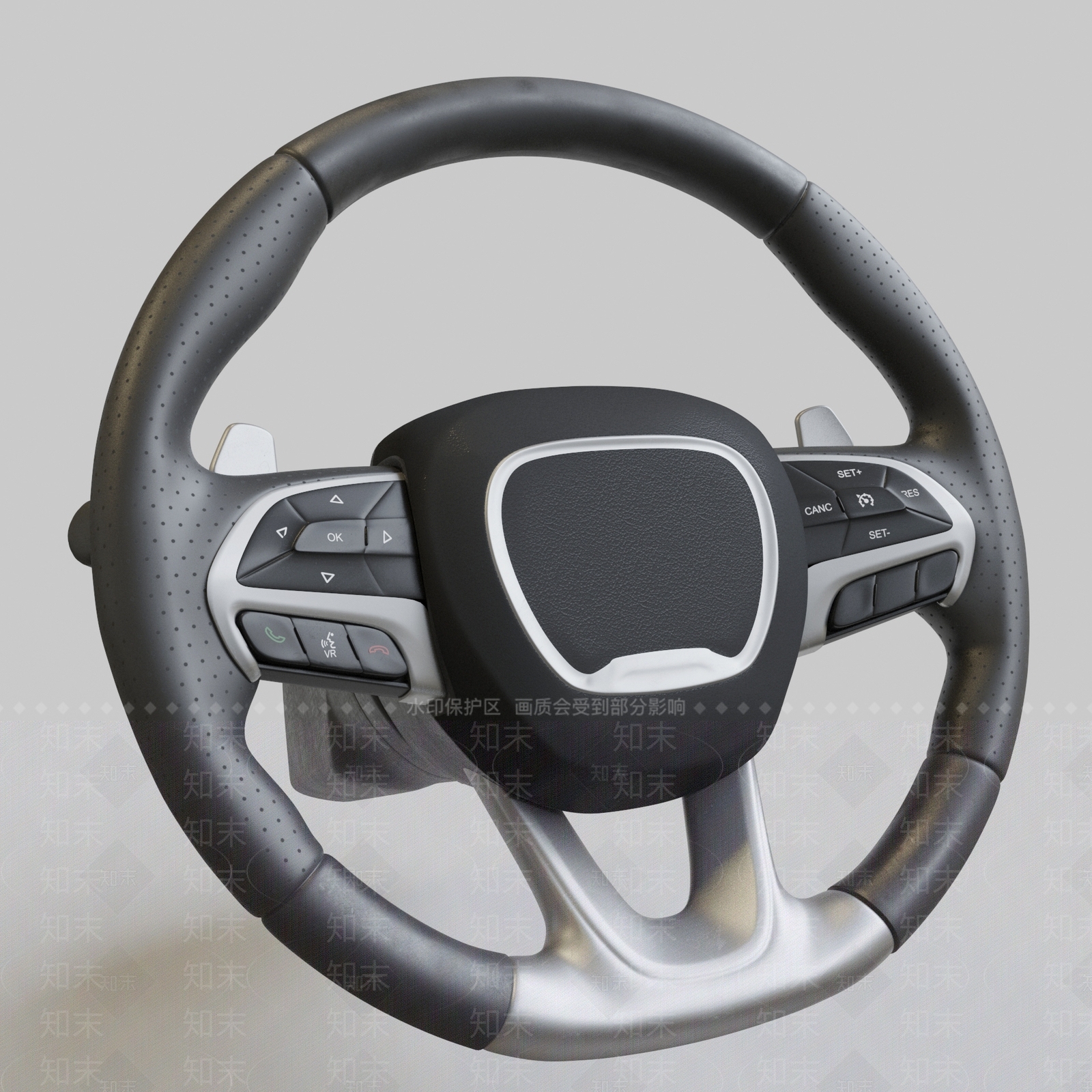 现代汽车方向盘3D模型下载【ID:1110925025】