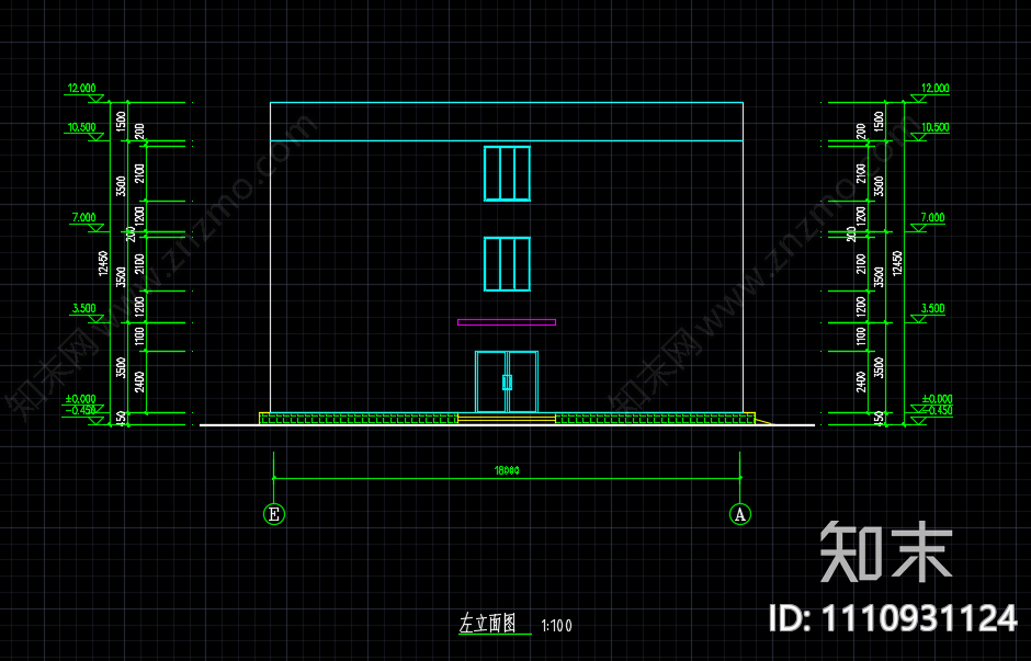 教学楼施工图施工图下载【ID:1110931124】