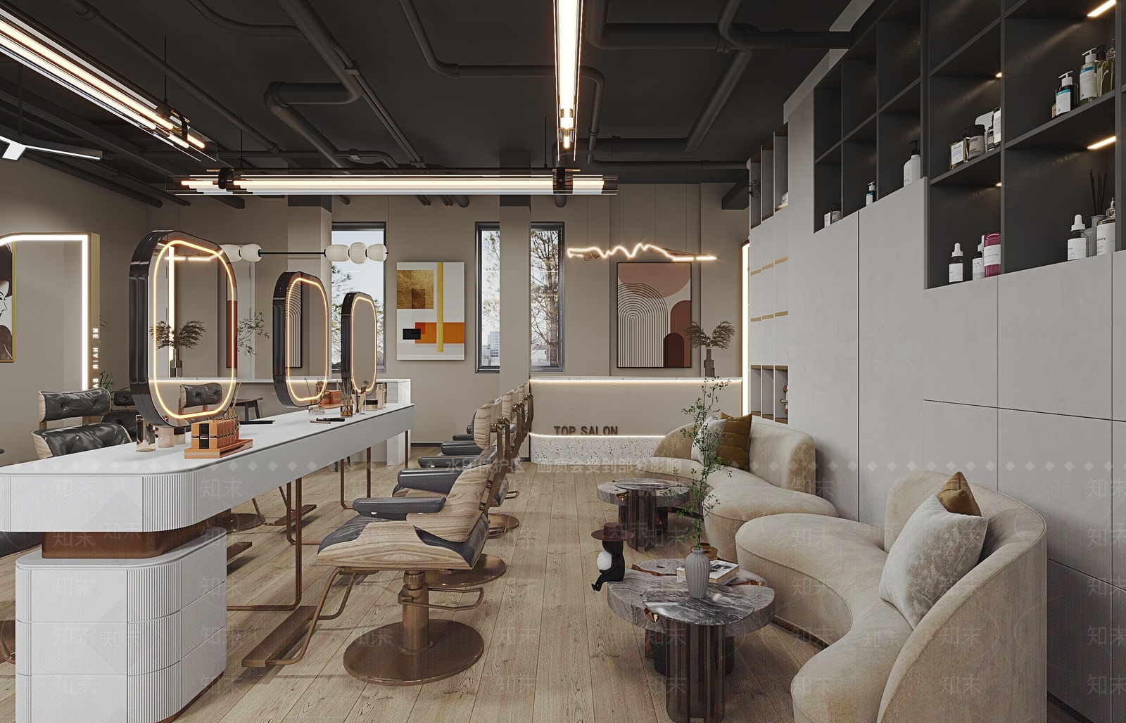 现代理发店3D模型下载【ID:1111071688】