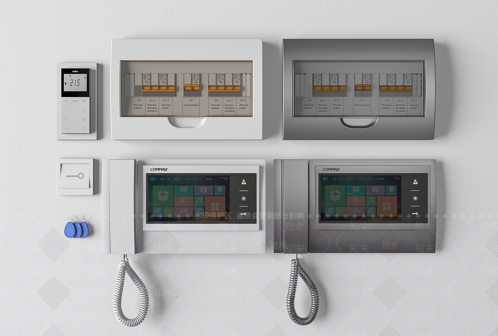 现代可视电话3D模型下载【ID:1110946462】