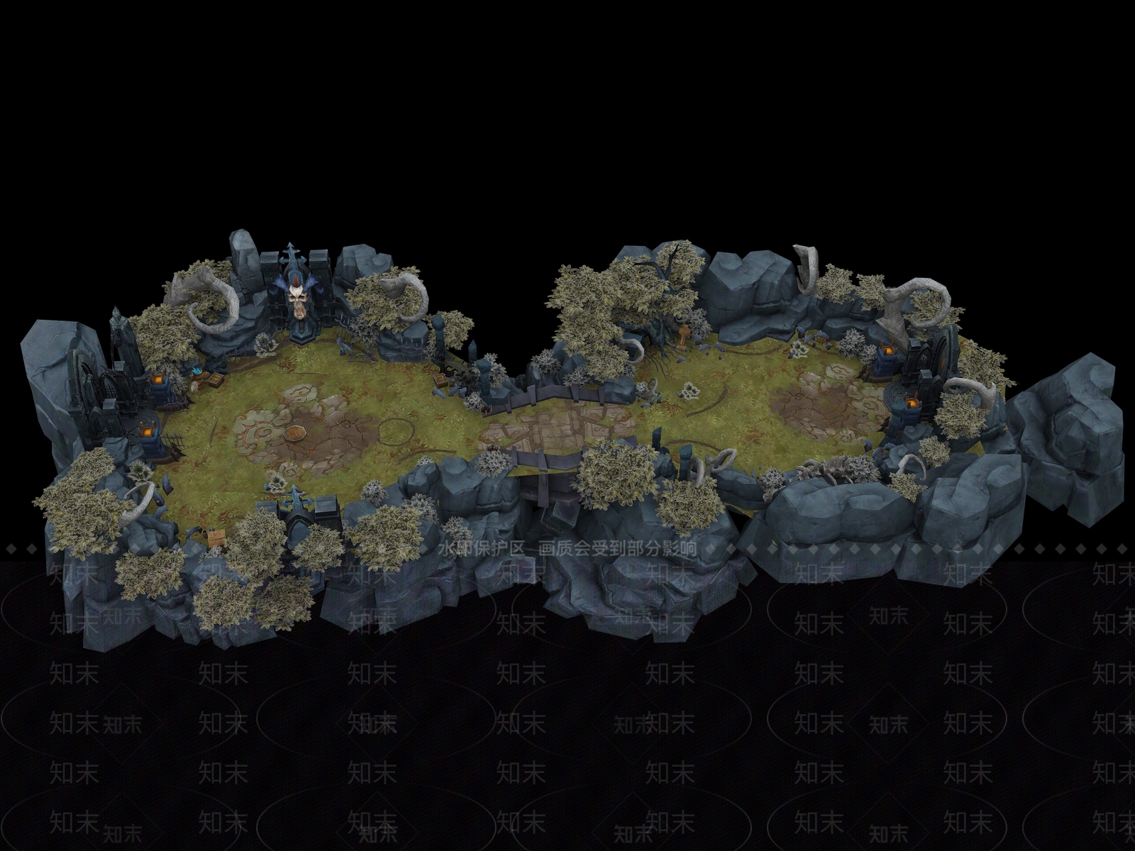 现代王者荣耀地图3D模型下载【ID:1110953063】