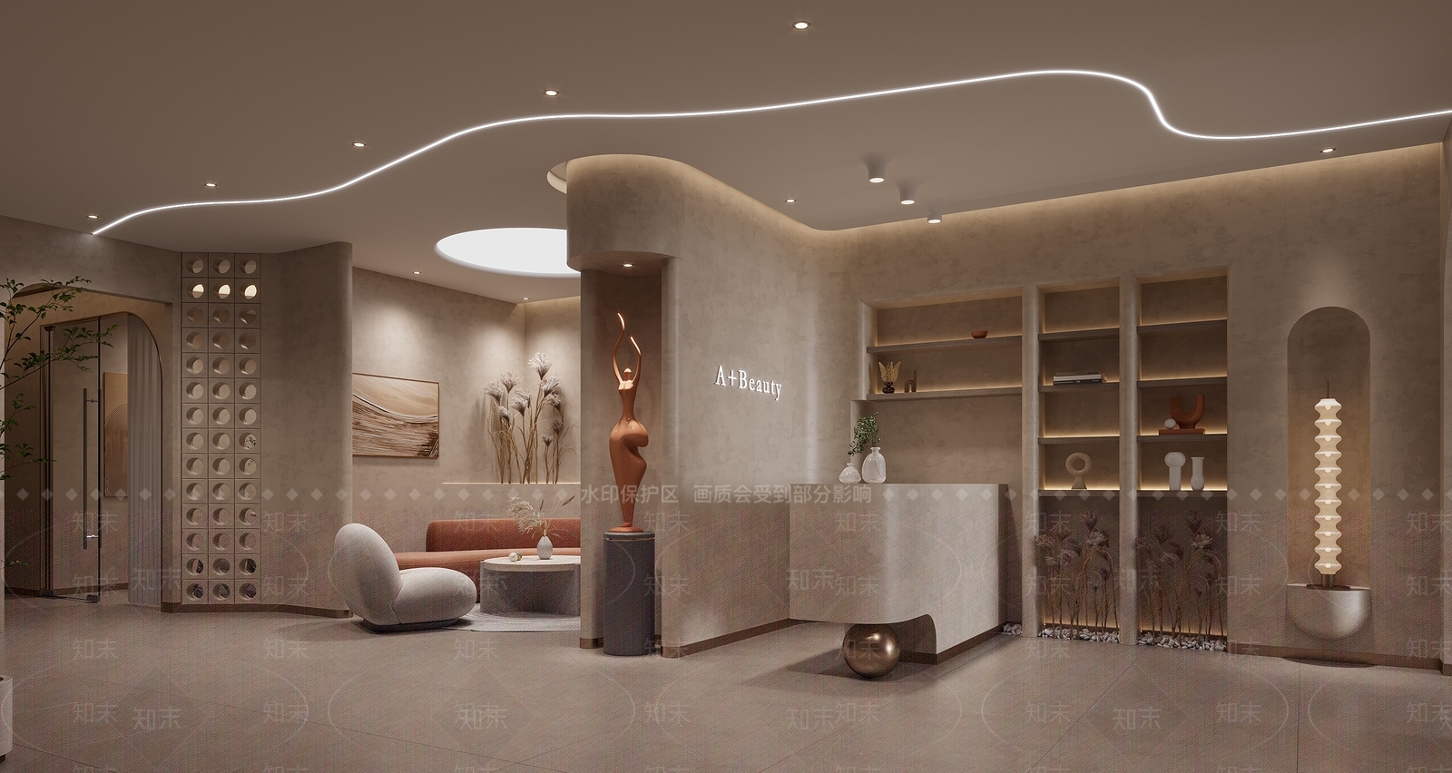 侘寂玄关3D模型下载【ID:1221757501】