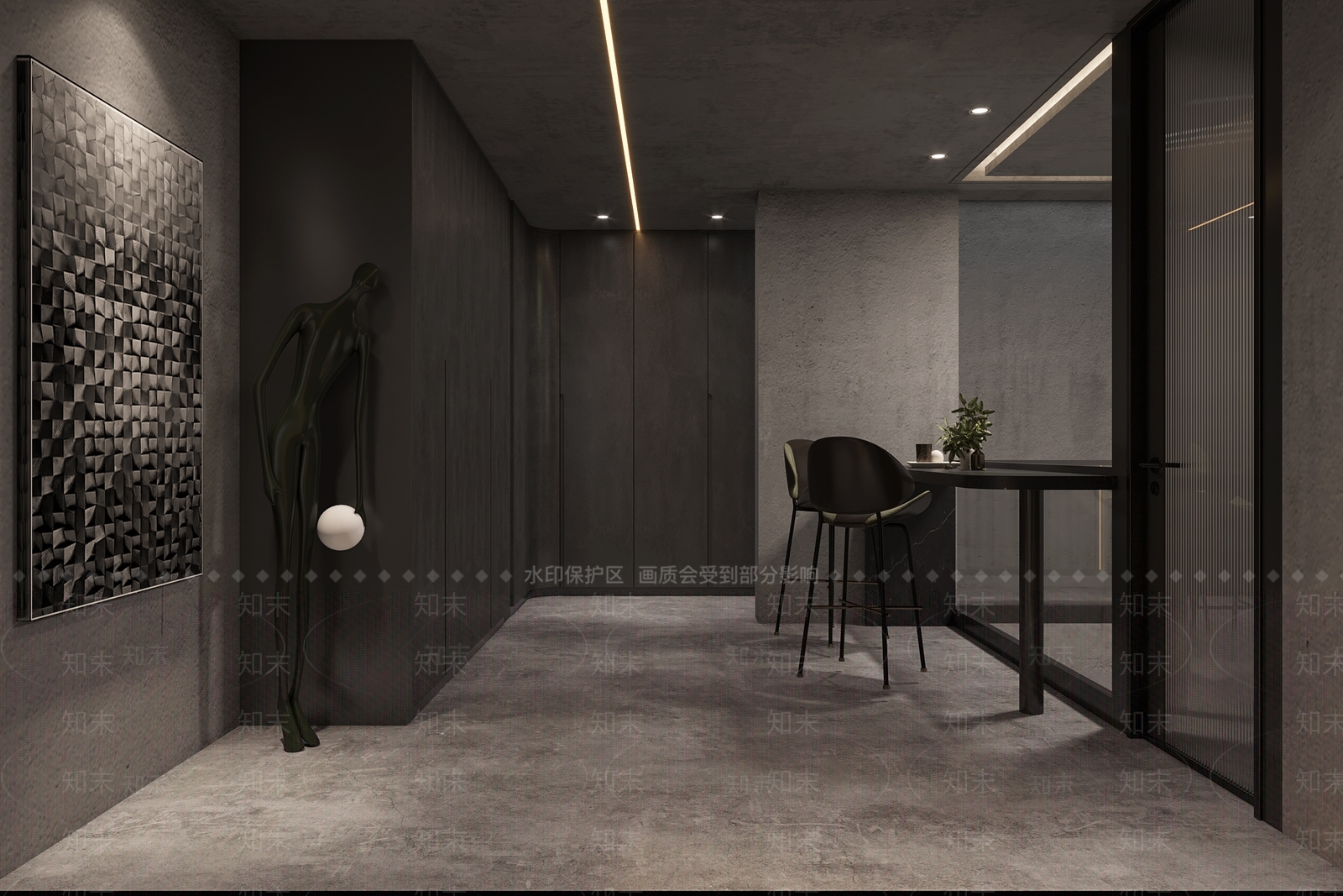 现代家居影音室3D模型下载【ID:1111368819】
