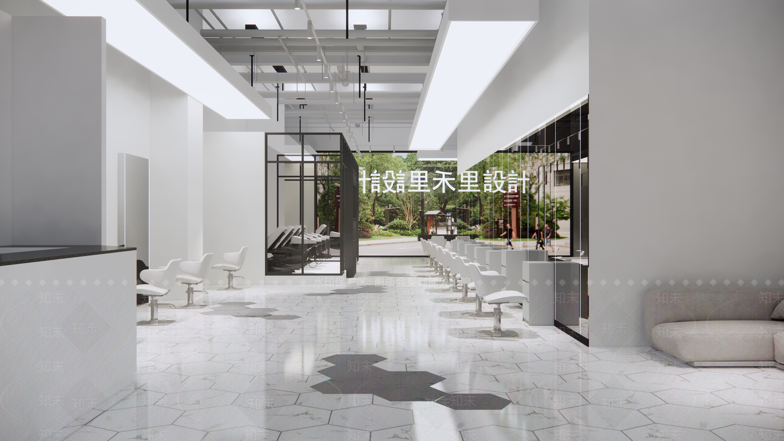 现代理发店SU模型下载【ID:1110975491】