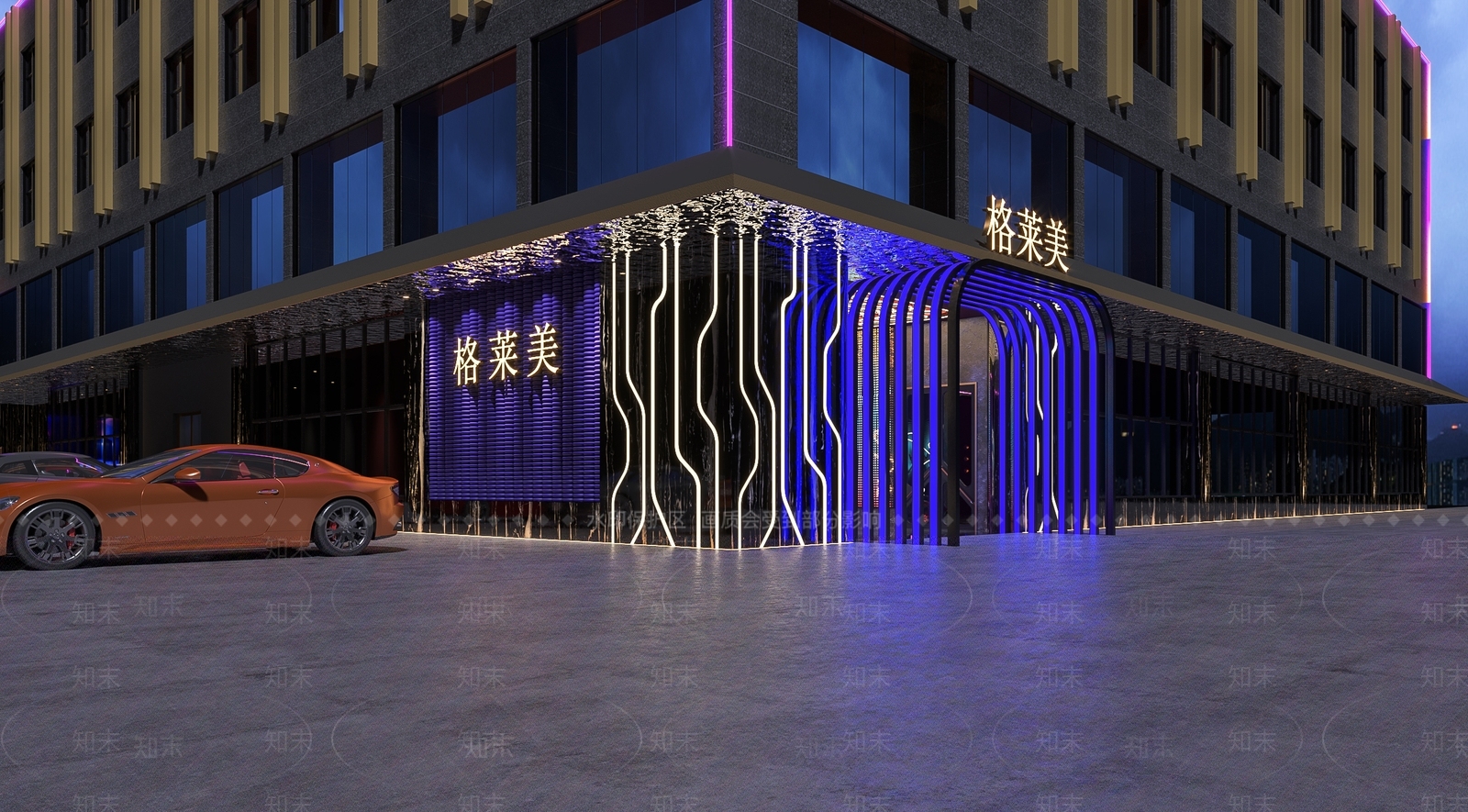 现代酒吧3D模型下载【ID:1110987964】