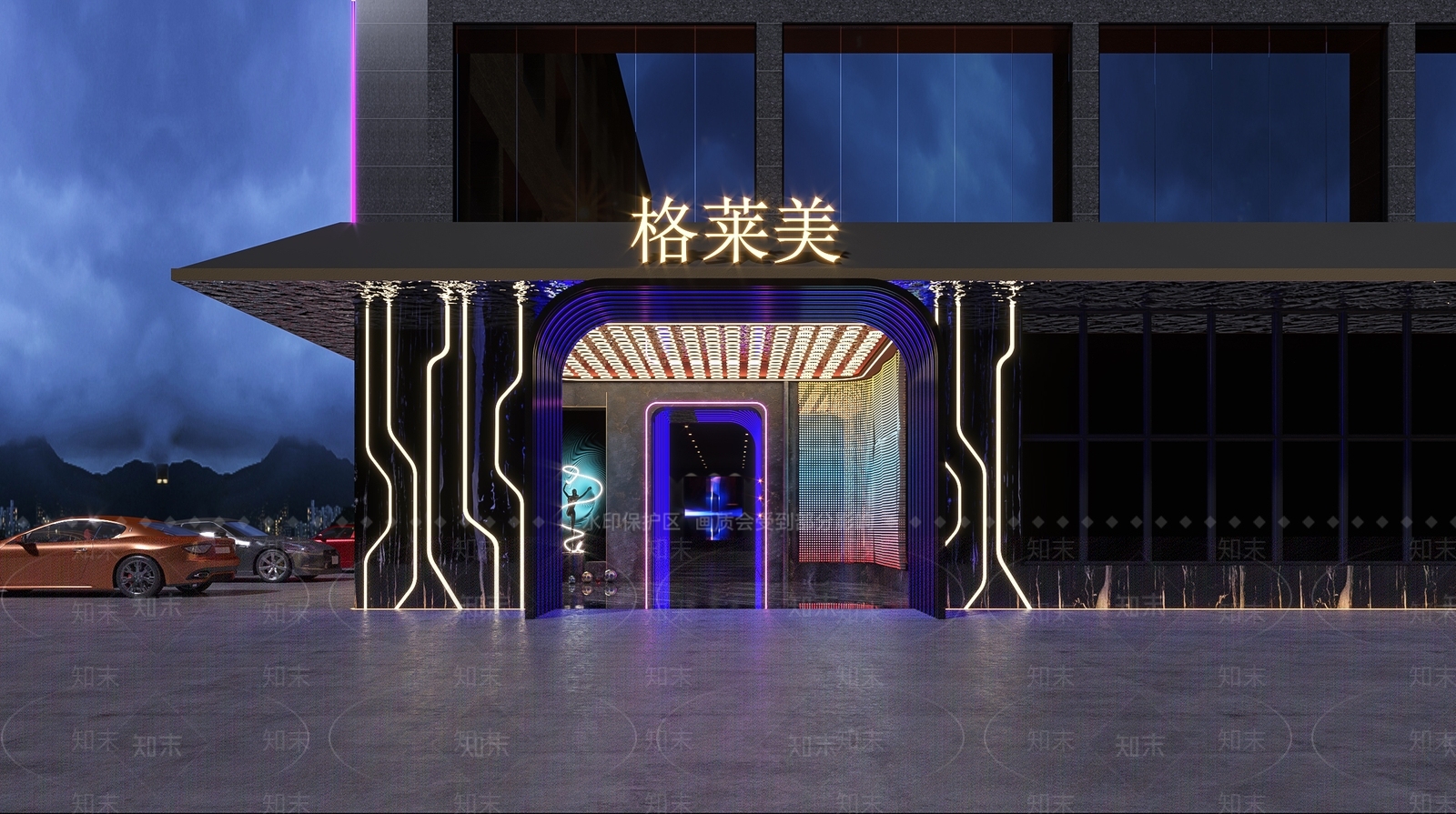 现代酒吧3D模型下载【ID:1110987964】