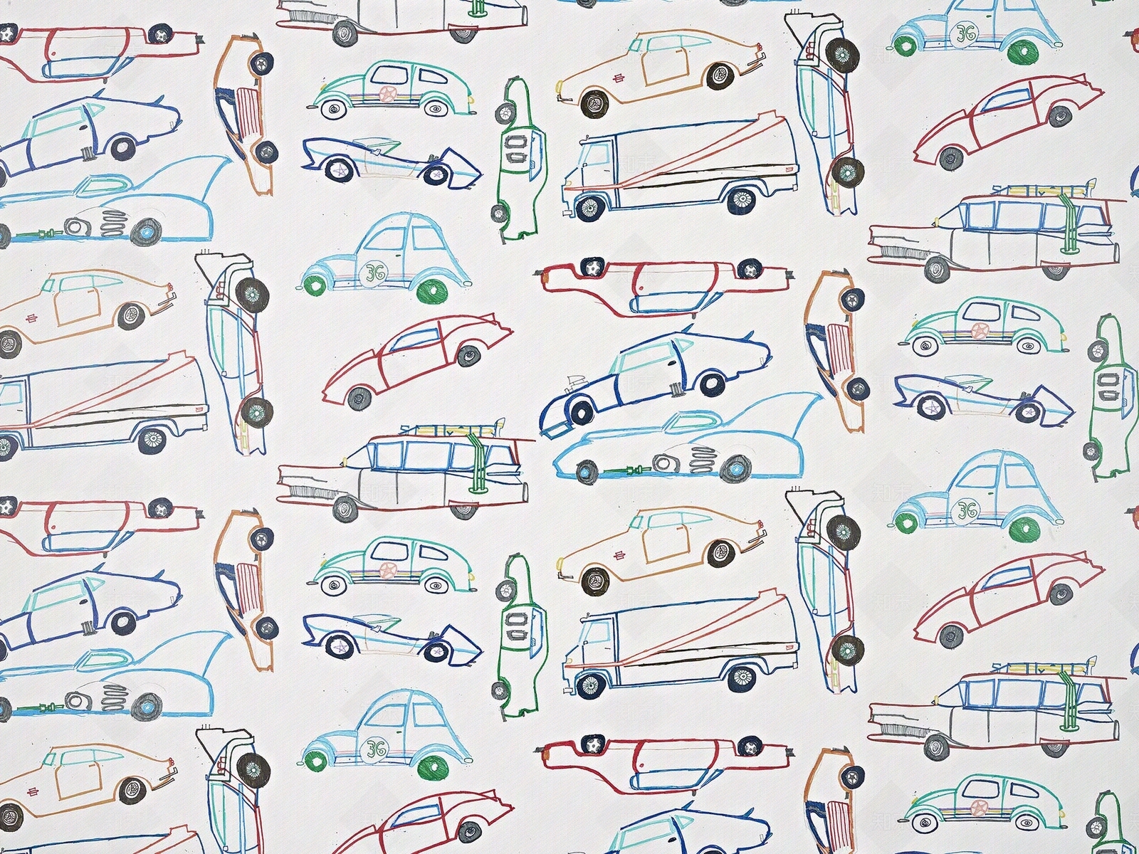 汽车儿童壁纸贴图下载【ID:1110995036】