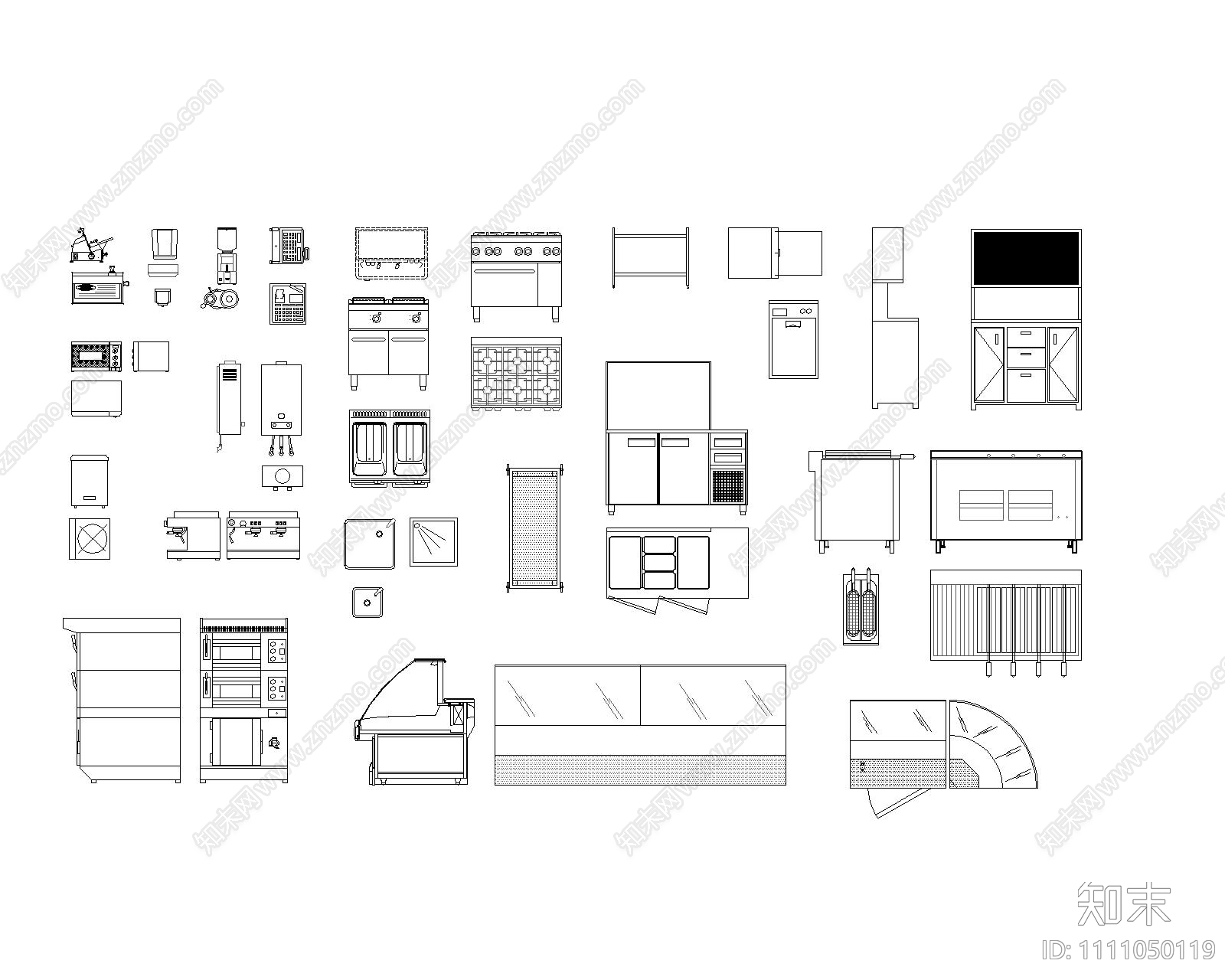 家具立面施工图下载【ID:1111050119】