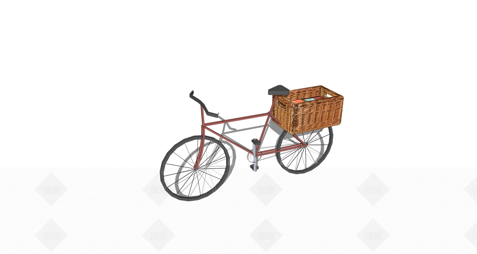 现代自行车SU模型下载【ID:1111059685】