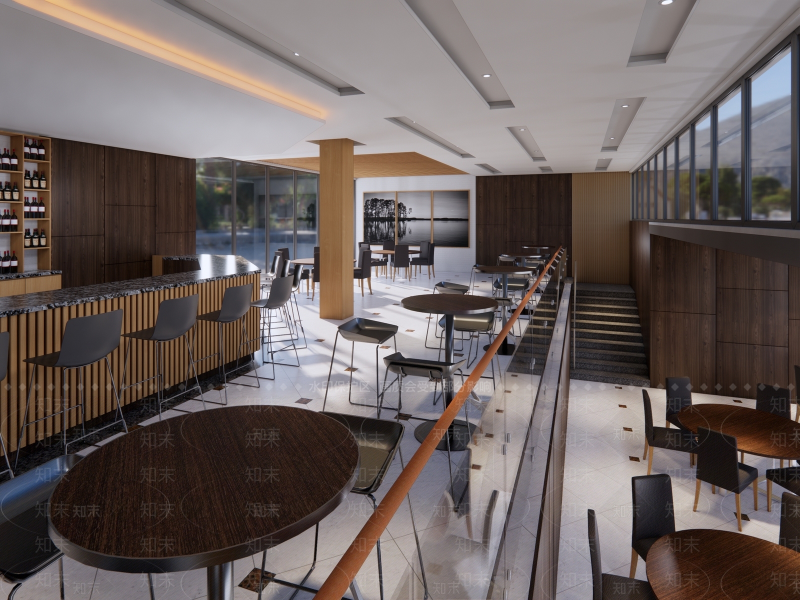 现代快餐店SU模型下载【ID:1111061725】