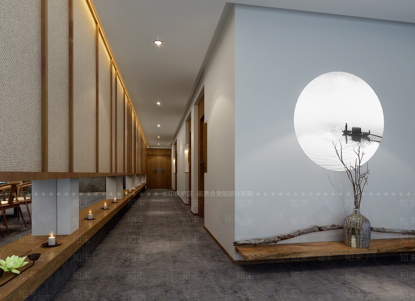 新中式民宿3D模型下载【ID:1111092878】