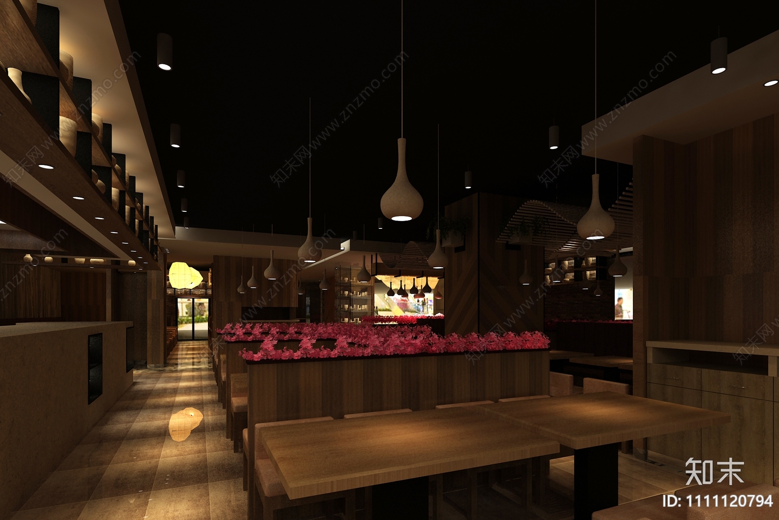 中餐厅CADcad施工图下载【ID:1111120794】