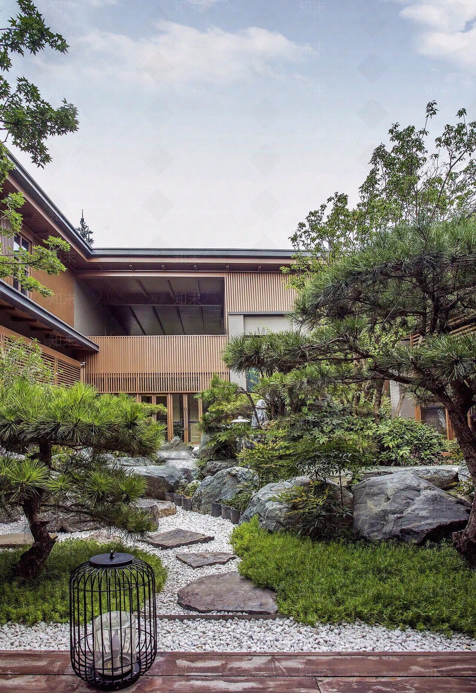 中式庭院外景贴图下载【ID:1111146011】