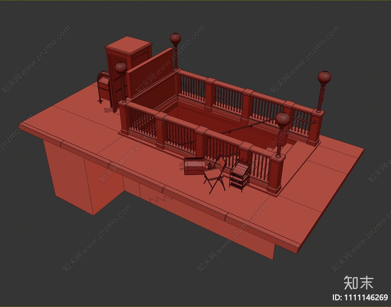 现代地下道入口3D模型下载【ID:1111146269】