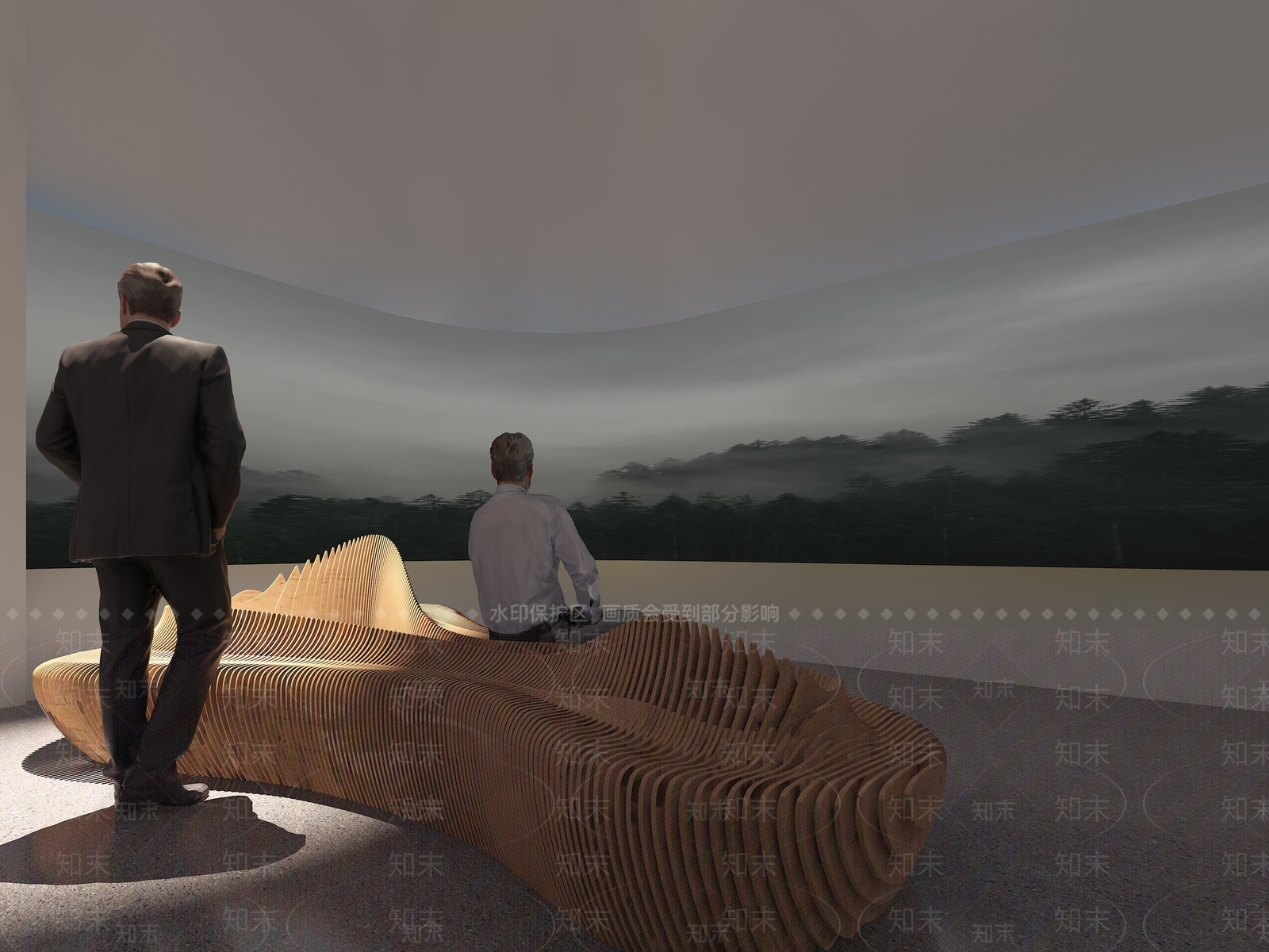 现代户外椅3D模型下载【ID:1111149552】