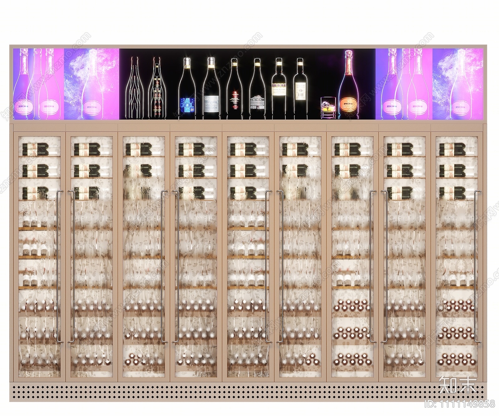 现代酒柜3D模型下载【ID:1111149858】