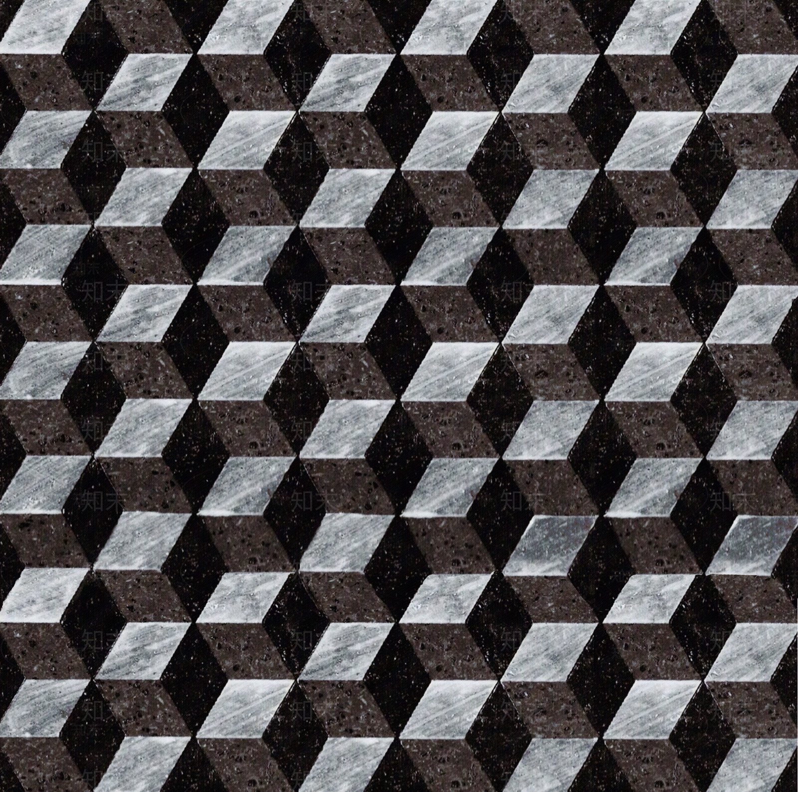 黑色白色立体拼色格子花砖贴图下载【ID:1111165880】