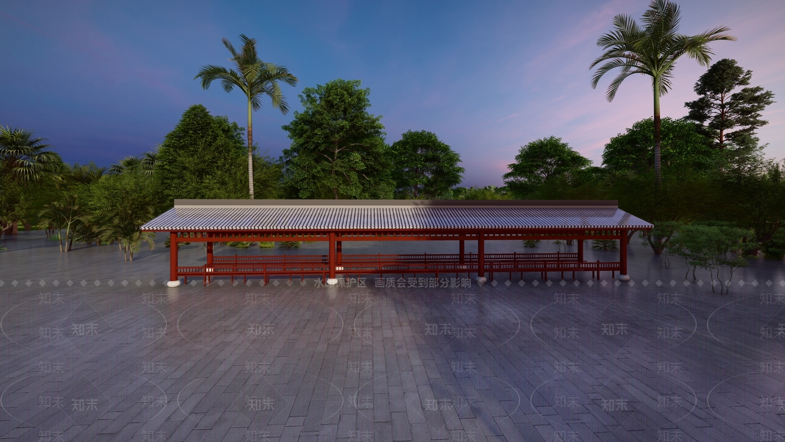 中式亭子SU模型下载【ID:1111193918】