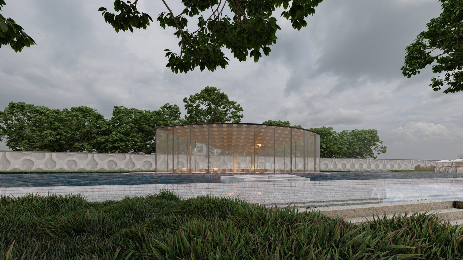 现代小建筑SU模型下载【ID:1111324554】