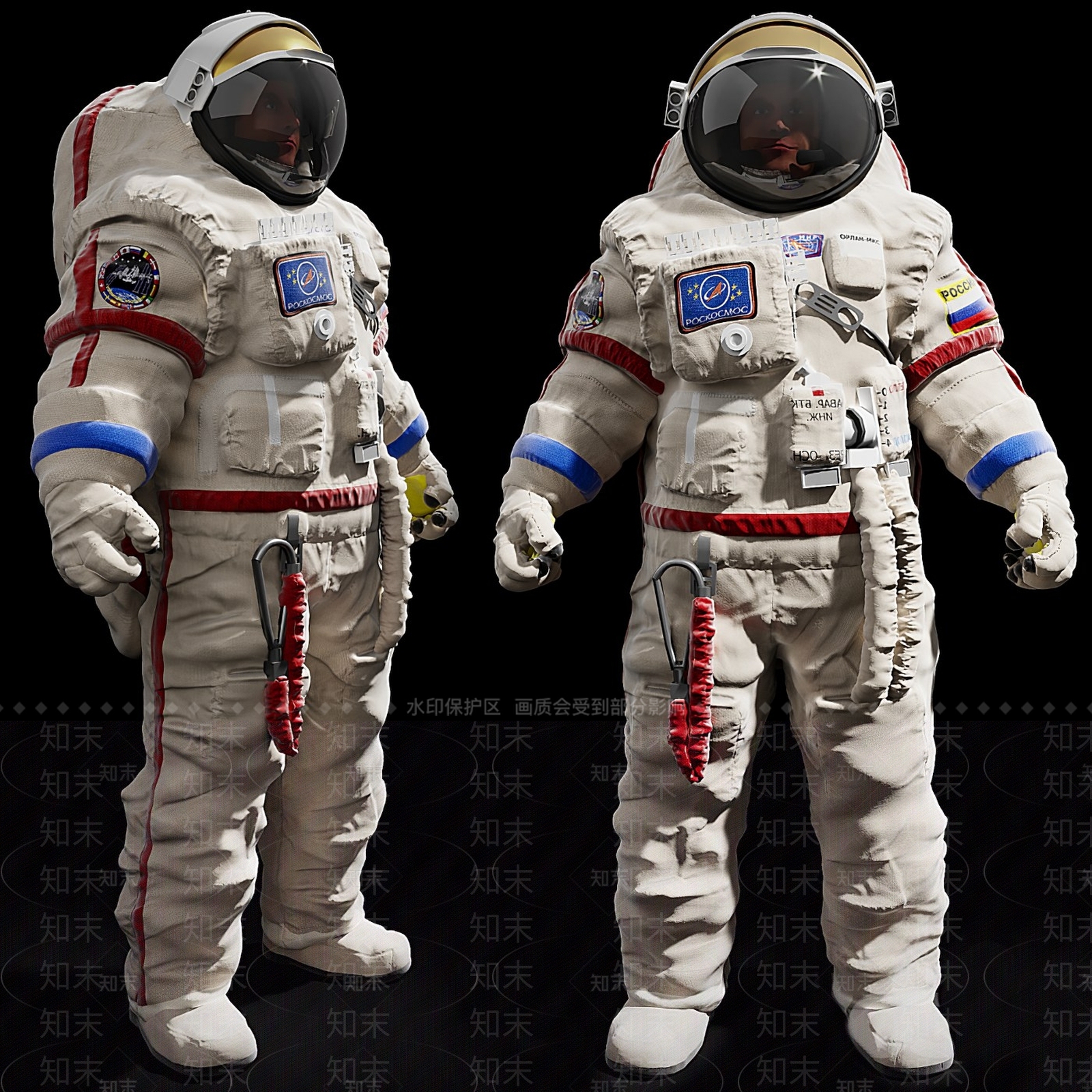 现代太空男人3D模型下载【ID:1111222088】