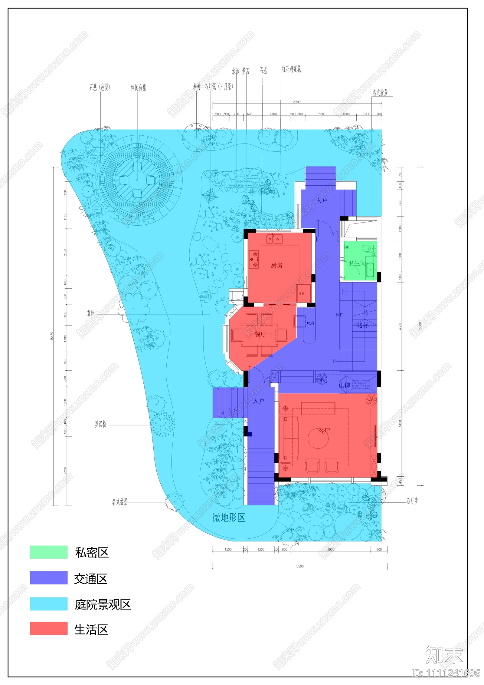 四层民宿施工图cad施工图下载【ID:1111241696】