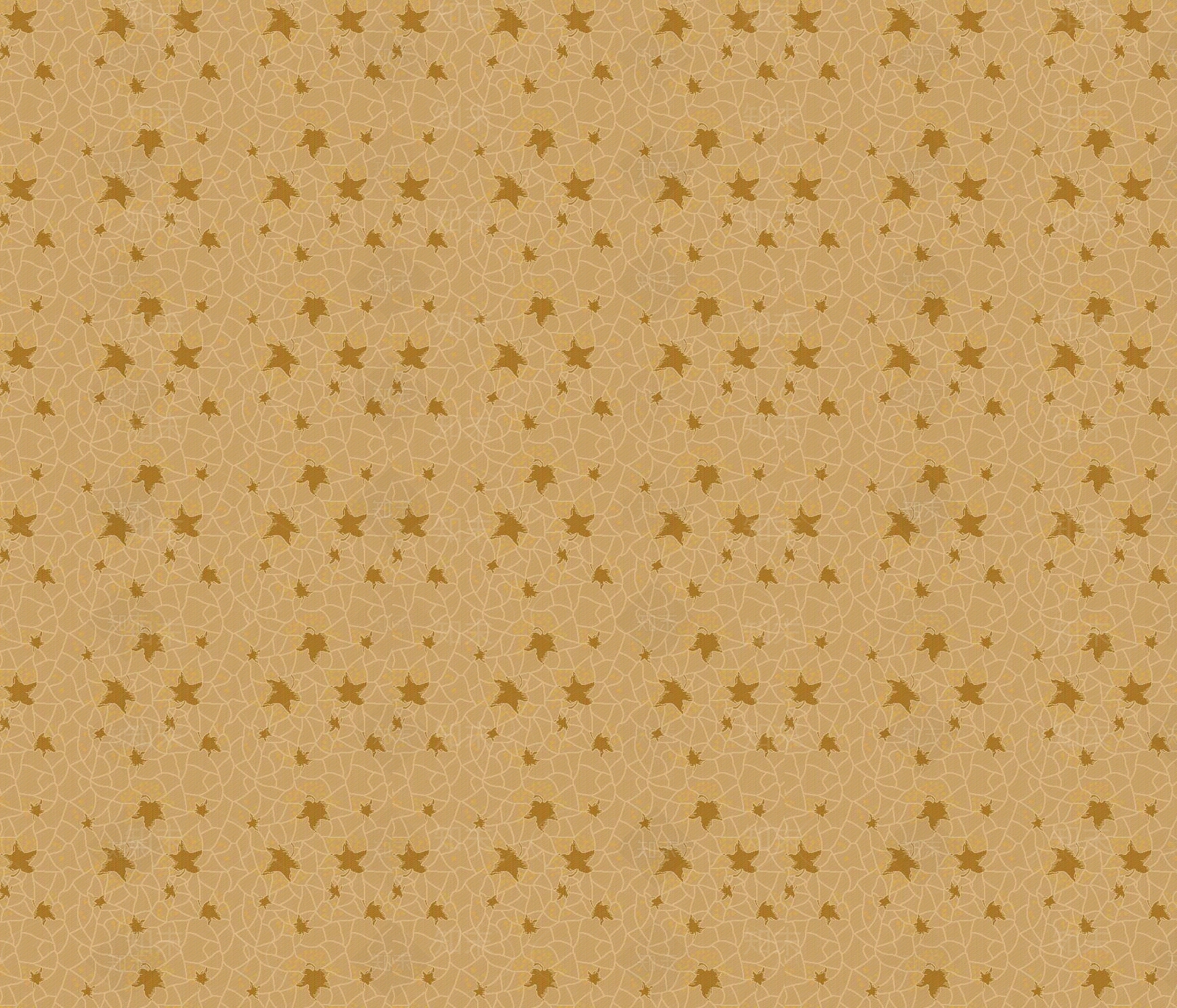 新中式米黄色枫叶花纹壁布贴图下载【ID:1111296553】