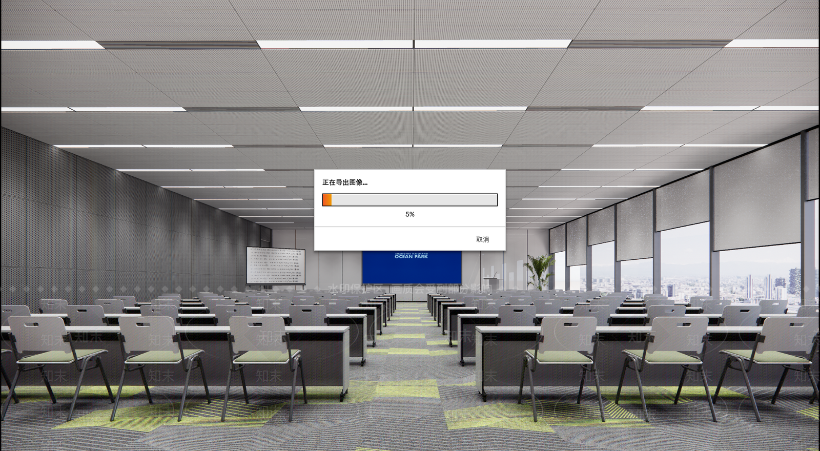 现代报告厅SU模型下载【ID:1111302109】