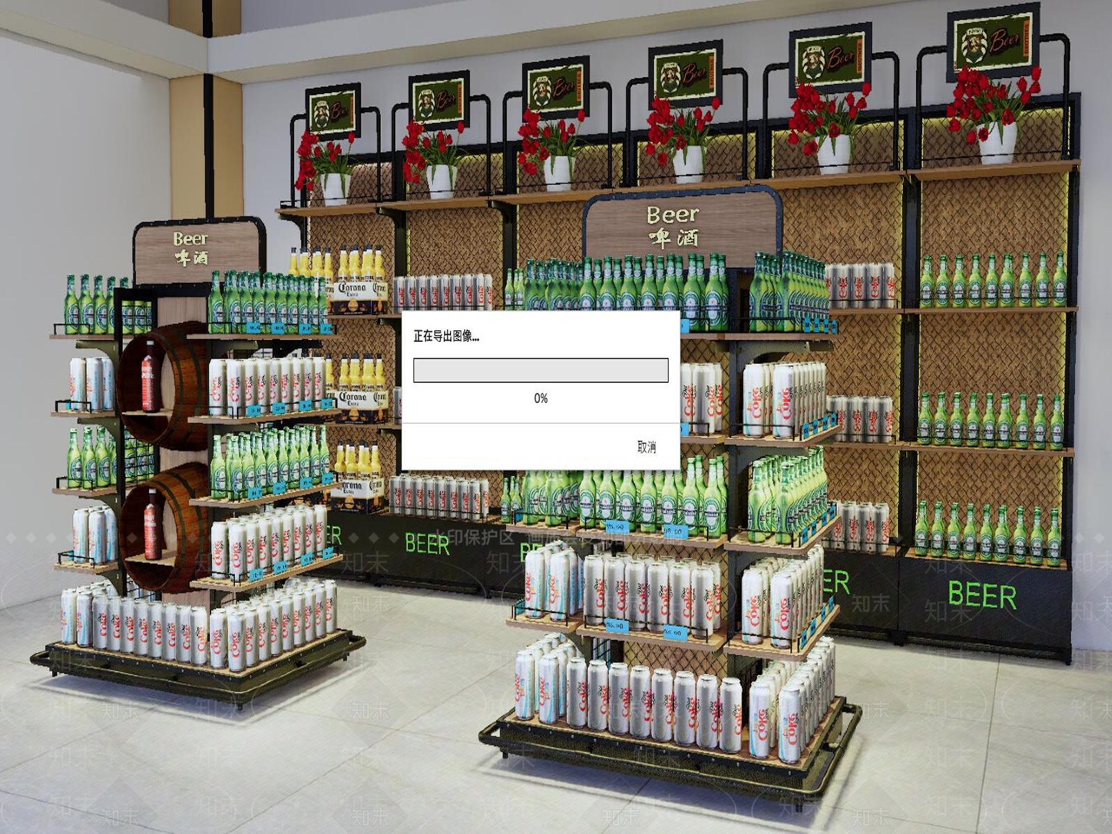 工业货架SU模型下载【ID:1111307690】