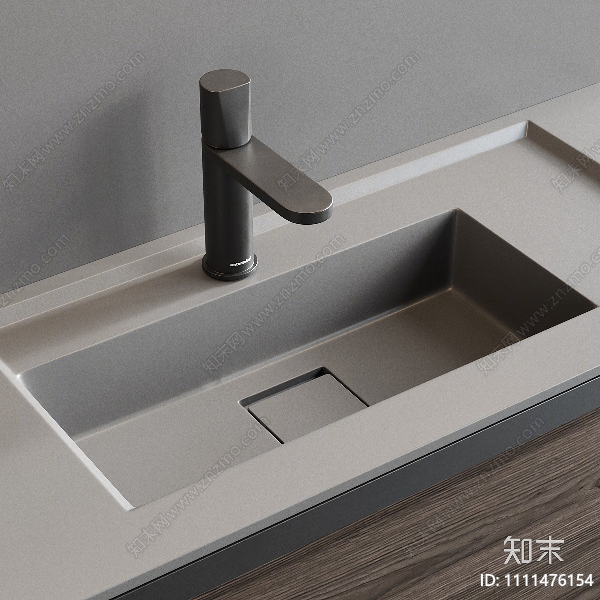 现代浴室柜3D模型下载【ID:1111476154】