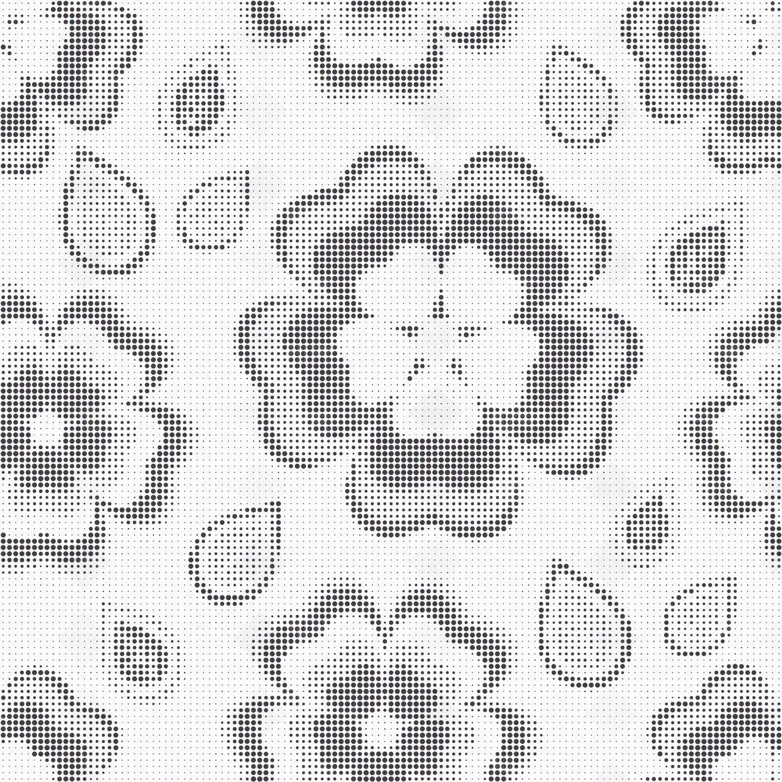 无缝抽象花朵金属冲孔铝板贴图贴图下载【ID:1111338157】