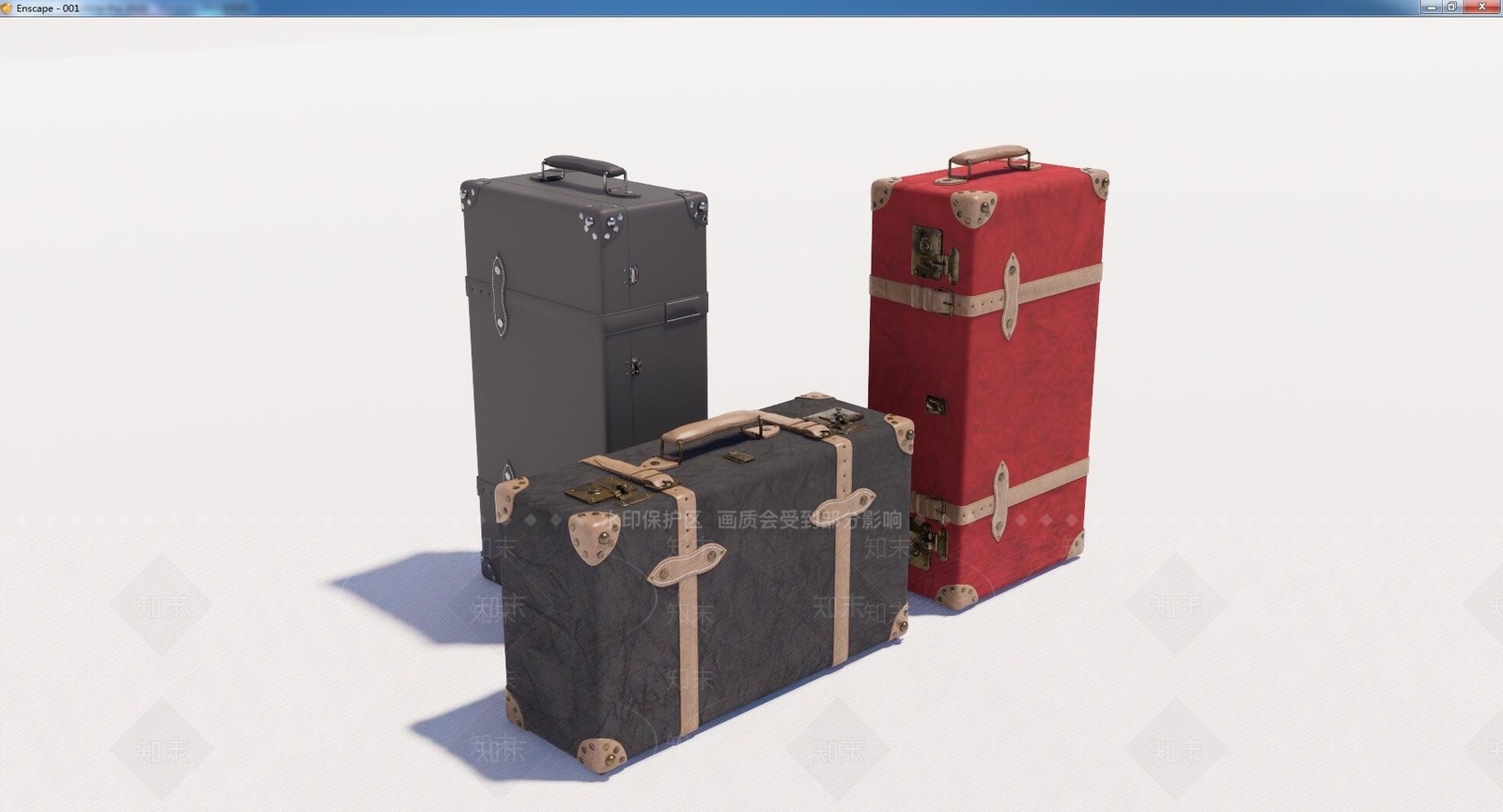 现代行礼箱SU模型下载【ID:1111338196】