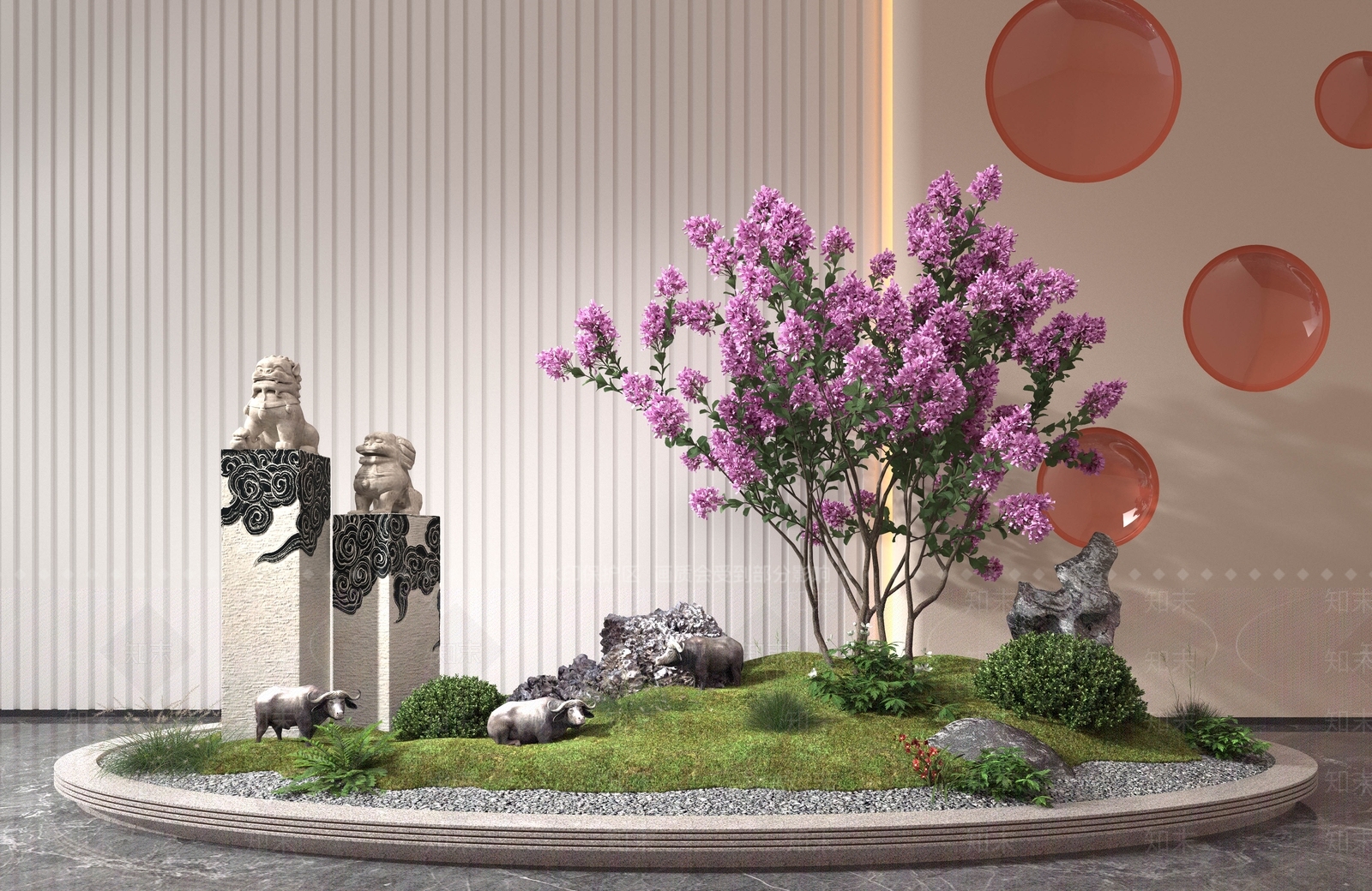 现代花坛3D模型下载【ID:1111342082】