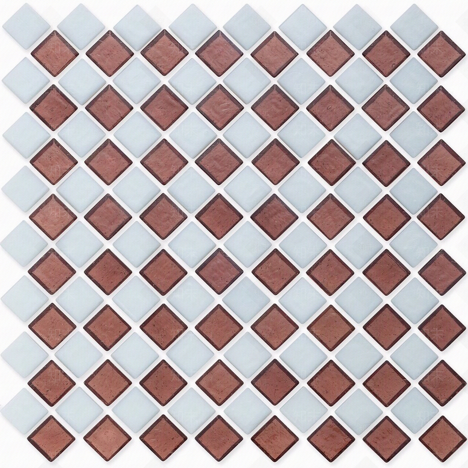 红白菱形马赛克瓷砖贴图下载【ID:1111358469】