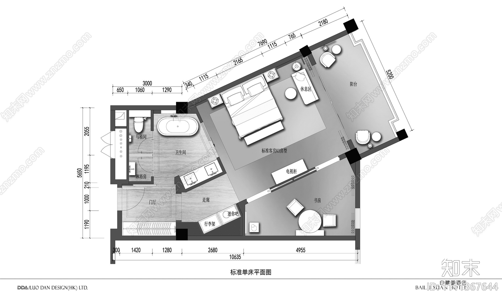 酒店设计方案cad施工图下载【ID:1111367644】
