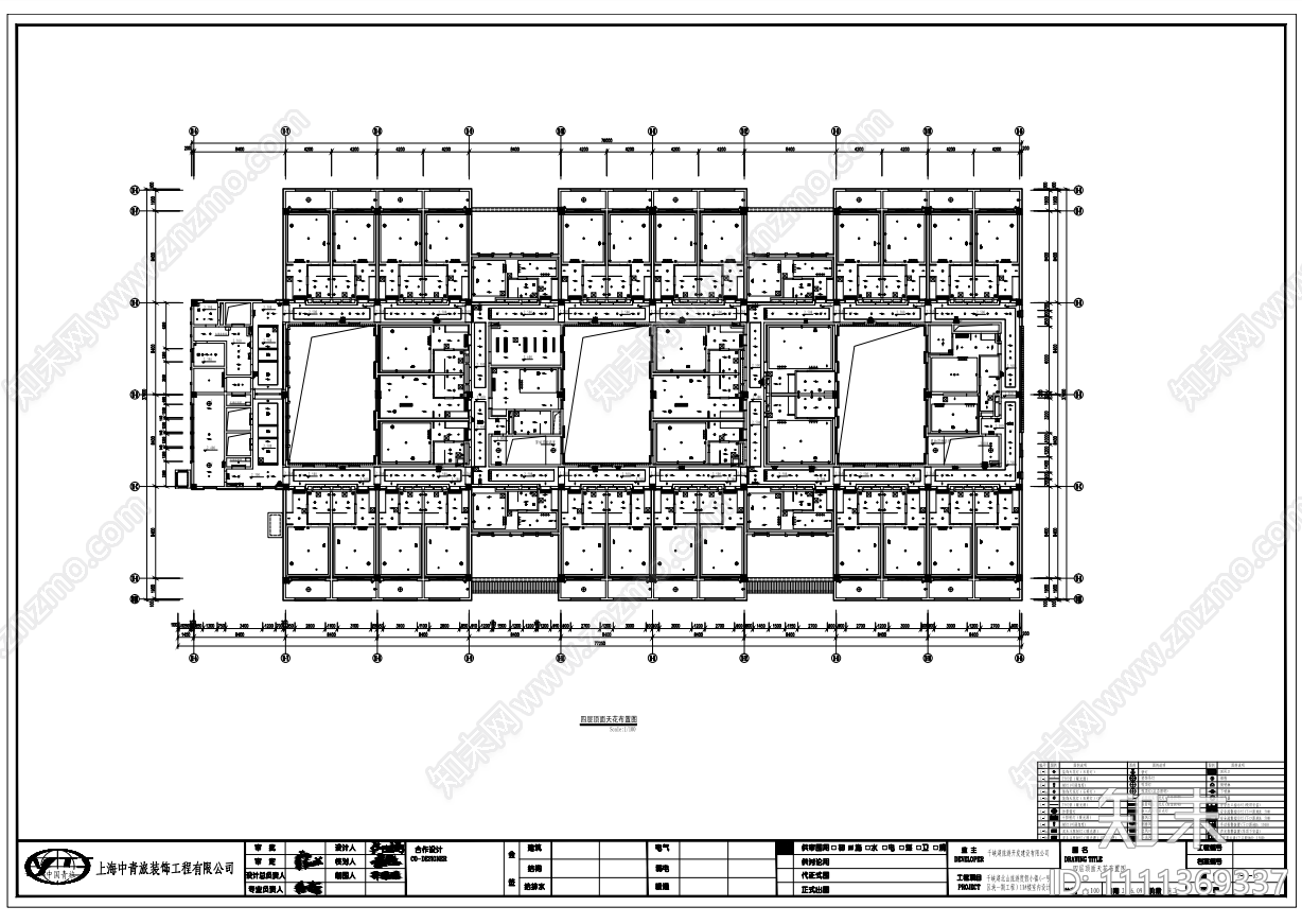 酒店空间效果图cad施工图下载【ID:1111369337】