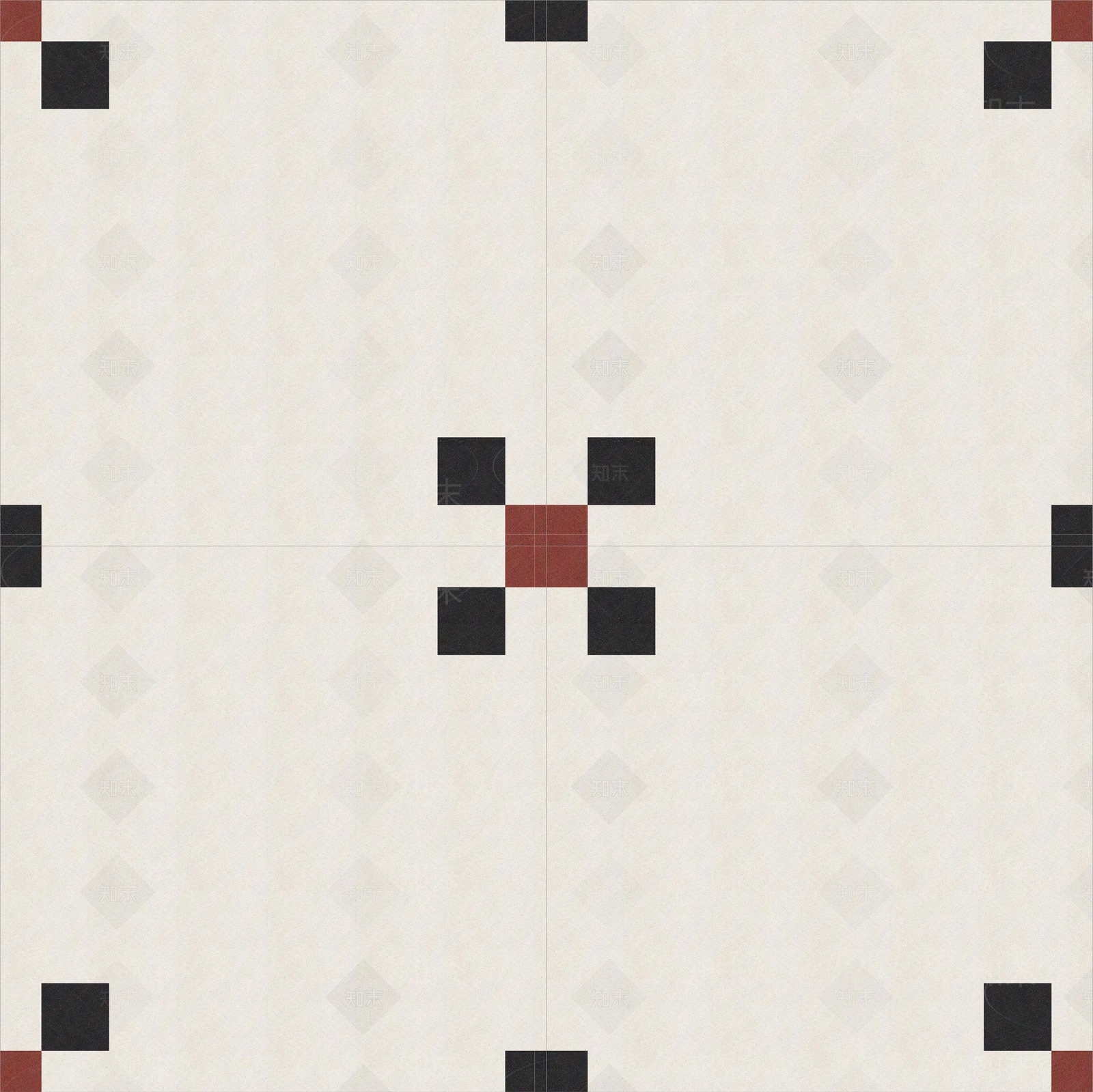 黑色白色几何拼接北欧艺术图案花砖贴图下载【ID:1111372256】