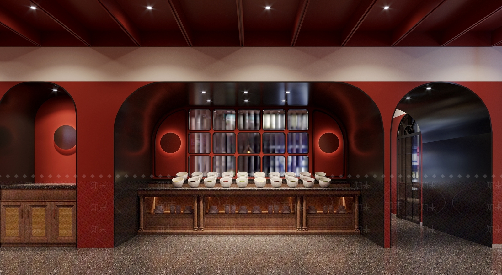 现代火锅店3D模型下载【ID:1111392939】