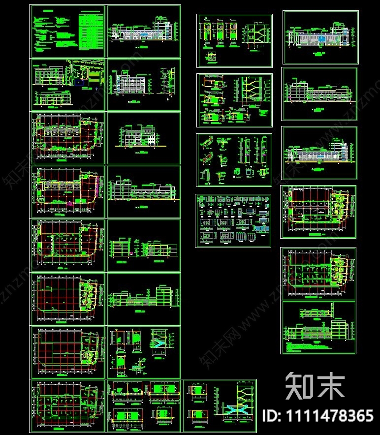 学校食堂建筑设计施工图下载【ID:1111478365】