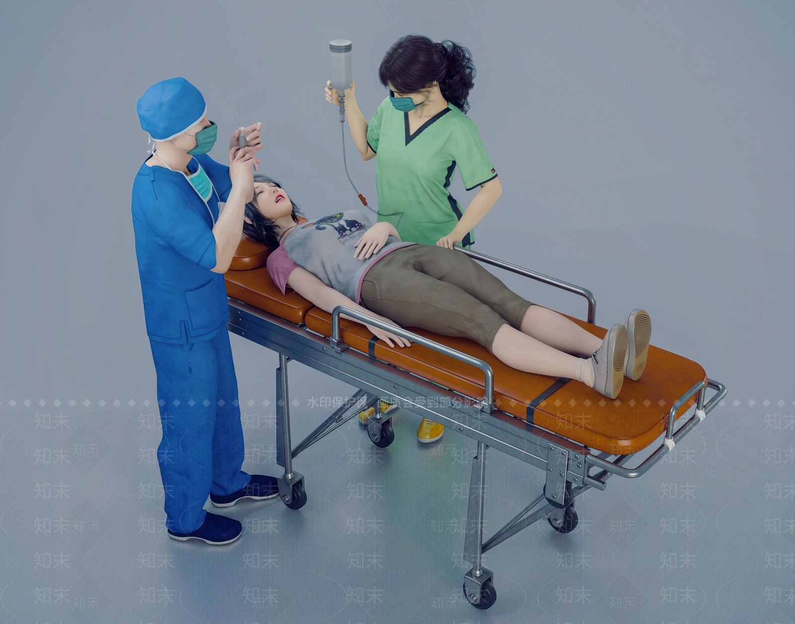 现代医生3D模型下载【ID:1111404585】