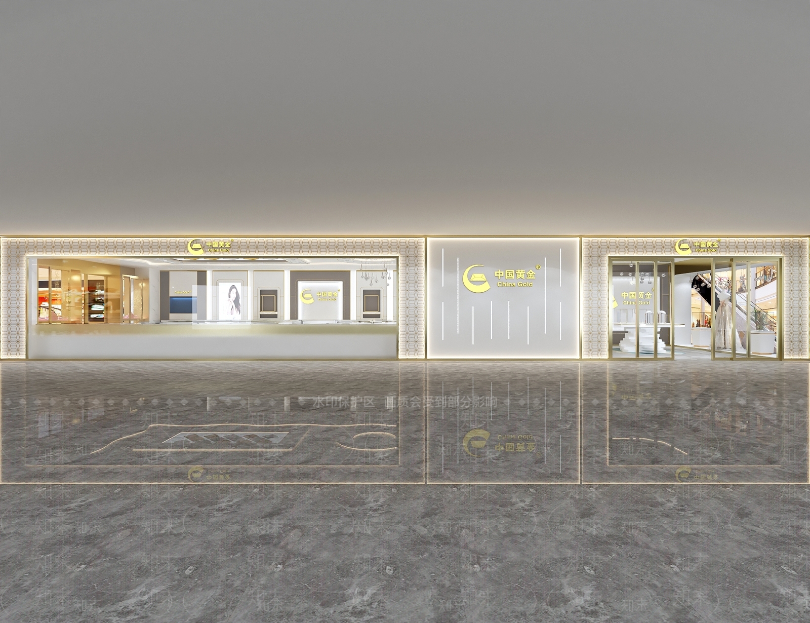 现代珠宝店3D模型下载【ID:1111428855】