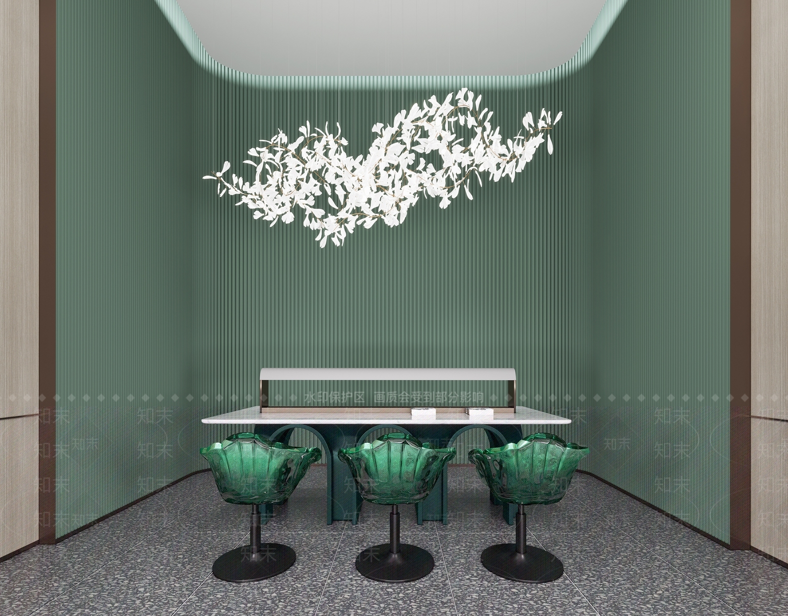 LSD现代售楼处休息区3D模型下载【ID:1111431904】