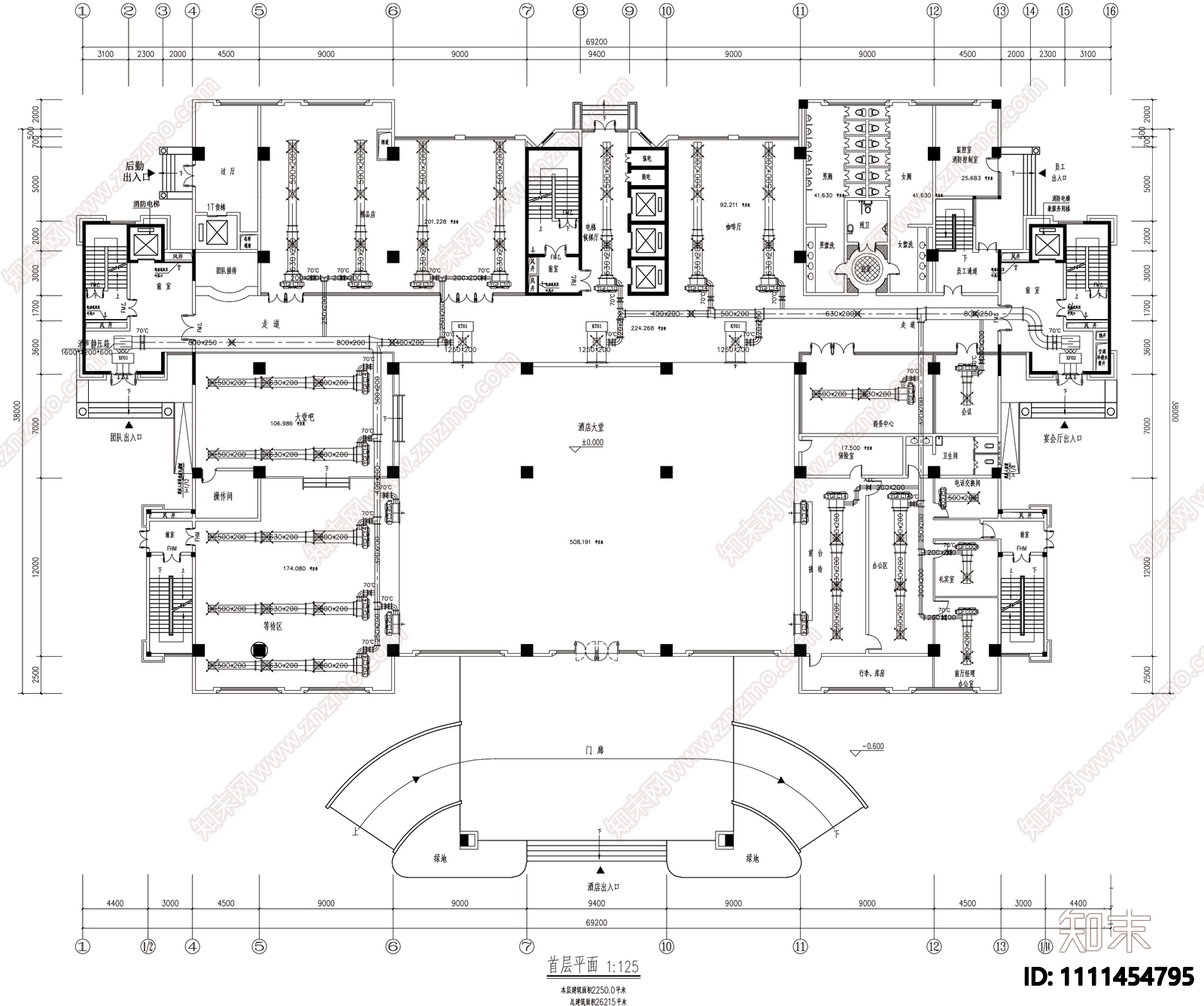五星级酒店空调与通风图施工图下载【ID:1111454795】