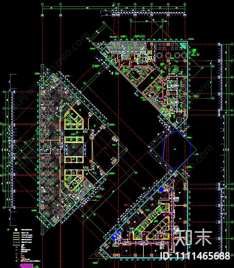 高层办公酒店施工图下载【ID:1111465688】